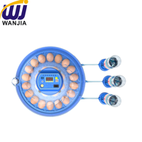 Incubateur à œufs de volaille WANJIA, machine d'éclosion automatique avec contrôle de l'humidité et de la température pour l'élevage de poulets