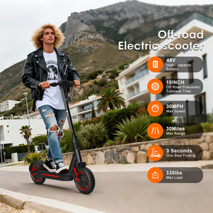 Scooter Eléctrico Plegable de 8.5 Pulgadas y 48V, 750w, Económico, de Dos Ruedas, Aleación de Aluminio, Carga Máxima 150kg, para Adultos - Product Image 3