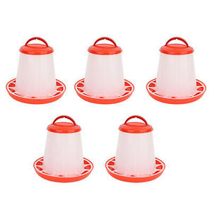 Nouveau seau d'alimentation de poulet en PP de grande capacité avec dispositif d'alimentation automatique pour éviter les déversements et le picage - Product Image 1