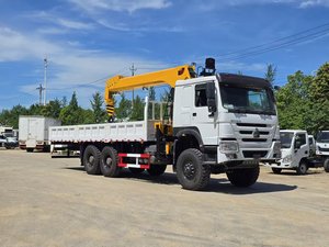 Camion-grue Howo de 12 tonnes avec vérin hydraulique Zoomlion pour levage en construction - Product Image 3