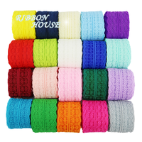 Tissu en maille brodé à la main de luxe en polyester blanc écologique, largeur 45 mm, dentelle élastique pour vêtements, voile sexy