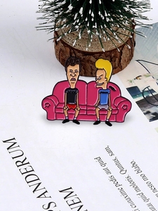 Affiche de canapé <span class=keywords><strong>Beavis</strong></span> et buthead drôle de bande dessinée couverture de bande dessinée chapeau et Badge à revers en émail - Product Image 6
