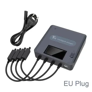 Chargeur de batterie à affichage numérique 6 en 1 pour DJI <span class=keywords><strong>Mavic</strong></span> <span class=keywords><strong>Air</strong></span> 2 /2S Drone Hub de charge de batterie Chargeur de batterie intelligent rapide avec USB - Product Image 5