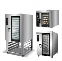 Achetez un four à convection électrique et à gaz professionnel certifié CE ETL, 5/10 plateaux, pour pâtisserie, prix conventionnel, pour restaurant, boulangerie, hôtel
