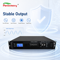 파워메리 6kVA 5kW 단상 온라인 리튬 UPS 순수 정현파 중국 공장 서버 네트워크 백업 공급 시스템용