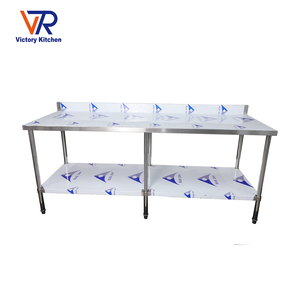 Table d'acier inoxydable d'équipement de boulangerie de restauration de VICTORY avec 6 roues 30% de réduction pour des hôtels et des restaurants - Product Image 2