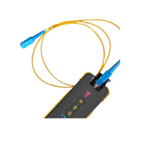 Stylo localisateur de défauts visuels 3-en-1 à fibres optiques (lumière rouge/verte) avec fonction de batterie externe, sortie réglable 15/30/50mW, 3200mAh, double LED