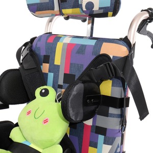 Silla de Ruedas Pediátrica <span class=keywords><strong>Manual</strong></span> Plegable de Aluminio para Niños con Parálisis Cerebral - Product Image 5