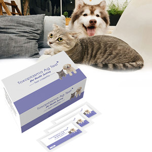 TOXOPLASMA Gondii Ag Feline / Canine Kit de prueba rápida F. Gatos y perros Toxoplasmosis - Product Image 1