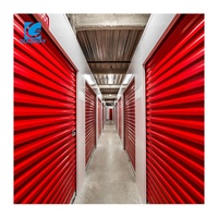 Porte de garage automatique en acier, rangement commercial, extérieur/intérieur, anti-effraction, porte à enroulement pour supermarché et appartement