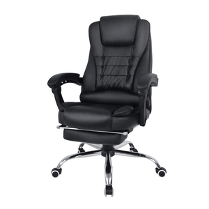 Herstellung Weicher Leder Ergonomischer Chefsessel <span class=keywords><strong>Massage</strong></span>-Bürostuhl mit Fußstütze - Product Image 3