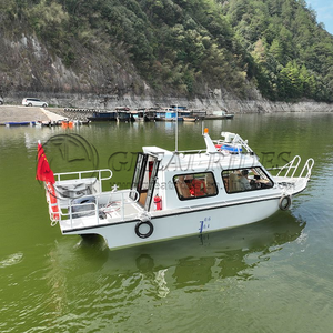 Nuevo diseño Precio bajo 6,5 <span class=keywords><strong>metros</strong></span> 21,3 pies <span class=keywords><strong>8</strong></span> asientos Barco patrullero <span class=keywords><strong>de</strong></span> aluminio grueso Barco <span class=keywords><strong>de</strong></span> alta velocidad <span class=keywords><strong>con</strong></span> cabina - Product Image 6