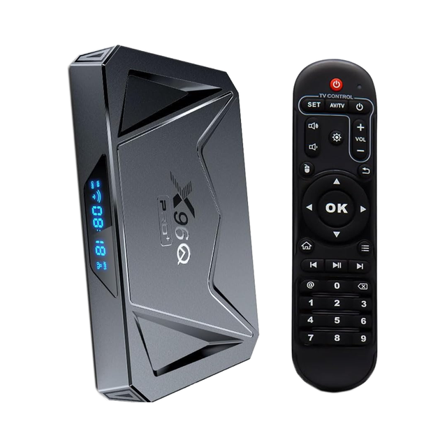 Android 14.0 TV Box X96Q Pro+ | ARM Cortex-A55 Quad-core | 4GB RAM 64GB ROM | 8K Streaming | Dual WiFi/BT5.0