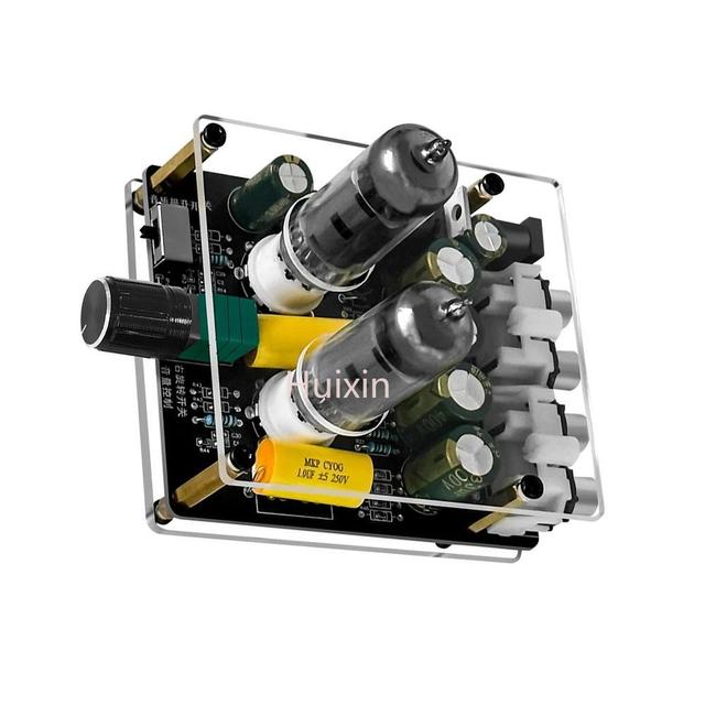 Module DC12-16V 6K4 Tube Preamplifier Amplifiers HiFi Tube Preamp Bile Buffer Audio Amp Speaker Sound Amplifier Home Theater DIY