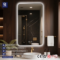 Espejo LED Inteligente con Iluminación de Diseño Nuevo 2026, Espejo de Baño Iluminado con Luz, Profesional para Uso en Hoteles y Salones
