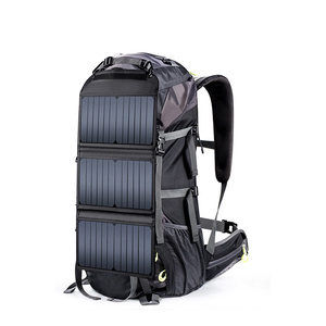 Sac à dos solaire personnalisé intelligent 68L 20W/6V USB étanche pour ordinateur portable TYB-04 Sac à dos solaire multifonctionnel pour l'extérieur - Product Image 3