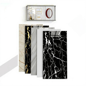 Autocollant mural en marbre, auto-adhésif, imperméable, pelable et repositionnable, panneau mural en PET XPE pour salle de bain, cuisine, décoration moderne - Product Image 3