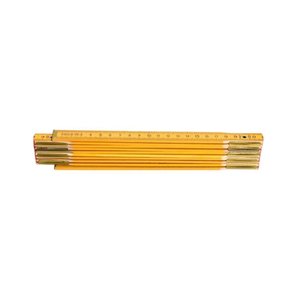 Regla plegable de madera amarilla Herramienta de medición de escala métrica ABS plegable PS PVC PP P para un uso fácil - Product Image 2