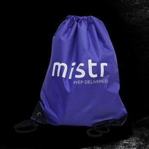 Design Custom Logo 210D Polyester <b>Waterproof</b> Sports Backpack Promotional Packaging With Printed <b>Drawstring</b> <b>Bag</b> - Product Image 5