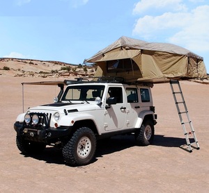 Tente de toit souple pour 4 personnes avec poteau en aluminium et housse pour le <span class=keywords><strong>camping</strong></span> en plein air, pick-up, toit de voiture, extension de toit de voiture Darche - Product Image 3
