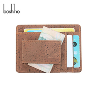 Dompet Saku Depan Minimalis Boshiho Slim, Penahan Kartu Kulit Anti RFID, Dompet Kartu Ajaib