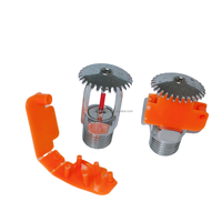 Têtes de sprinklers verticaux à réponse rapide Wanlian DN15 DN20, fabriquées dans le Fujian, accessoire standard de lutte contre l'incendie