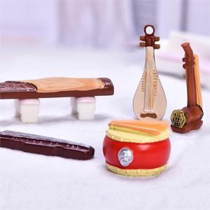 Instruments de musique de simulation : Piano, <span class=keywords><strong>Guitare</strong></span>, Miniatures créatives en résine, Décorations de table, Décorations de gâteaux en résine, Figurines de gâteau, Jouets - Product Image 4