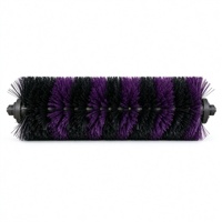 Brosse à neige robuste à poils en nylon résistants à l'usure, brosse de remplacement pour balayeuse à neige rotative pour machine à déneiger les routes
