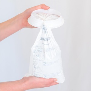 Bolsa de vómitos desechable PE de viaje en avión al por mayor, bolsa de vómitos/orina, bolsa de plástico portátil para enfermedades médicas hospitalarias - Product Image 6