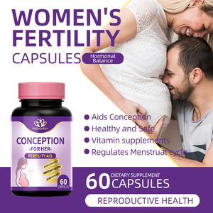 Premium Fertility Aid Women Prenatal Conception Support Capsules Promote Healthy Ovulation Natural Herbal <strong>Supplement</strong> Health <strong>Food</strong> - Product Image 2
