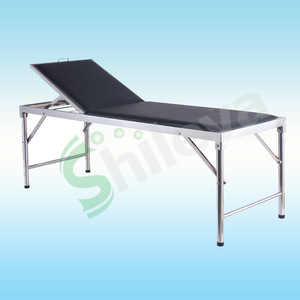 เตียงตรวจโรคสแตนเลสปรับระดับได้ รุ่น Joyful Abundance Slv-B4013S สำหรับโรงพยาบาลและคลินิก - Product Image 1