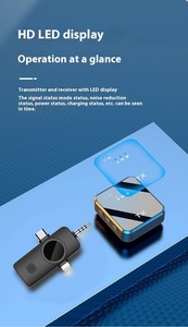 Micrófono de condensador Lavalier inalámbrico omnidireccional de 3,5mm tipo C <span class=keywords><strong>para</strong></span> <span class=keywords><strong>iPhone</strong></span> <span class=keywords><strong>para</strong></span> grabaciones en vivo al aire libre entrevistas Vlogs - Product Image 3