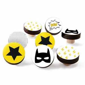 Modern Assorted Designs Resin and Wooden Knobs for Cabinet Organizers - Product Image 1