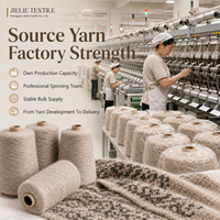 Fil à tricoter doux et extensible en mohair de koala 13NM, 11% laine recyclée, éco-responsable, pour l'hiver, couleur personnalisée, fourniture directe usine