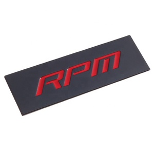 Étiquette de bagage en cuir personnalisée, lettre gravée plaque de logo en métal pour étiquette extérieure - Product Image 1