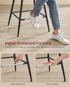 <span class=keywords><strong>VASAGLE</strong></span> Nouvel ensemble <span class=keywords><strong>de</strong></span> 2 tabourets <span class=keywords><strong>de</strong></span> <span class=keywords><strong>bar</strong></span> pour la maison, dossier ergonomique, pieds en métal, tabourets <span class=keywords><strong>de</strong></span> <span class=keywords><strong>bar</strong></span> en PU, 62 cm <span class=keywords><strong>de</strong></span> hauteur - Product Image 4