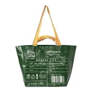 Reusable Shopping Bag Handbag Travel With Logos Trash Mini 2023 Nylon Cheap Pp Woven Pouch T-Shirt On Roll Bag Birthday Bags