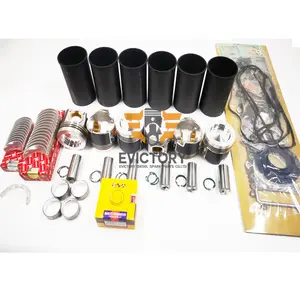 Per mitMitsubishi 6 dr5 kit per la revisione del kit per la riparazione dell'anello del pistone con guarnizione completa kit di rivestimento del cilindro