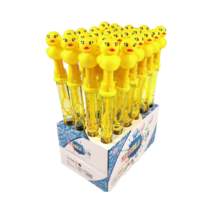 Pistolet à bulles en plastique PC <span class=keywords><strong>de</strong></span> grande taille 36 cm, vente chaude Meiran, nouveaux jouets flash d'extérieur, unisexe, adultes, enfants, jeu amusant, marchés nocturnes - Product Image 1