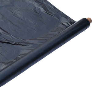 Film de <span class=keywords><strong>paillage</strong></span> noir en plastique anti-mauvaises herbes / anti-herbe 15 25 30 35 microns pour fraises, jardin potager - Product Image 2