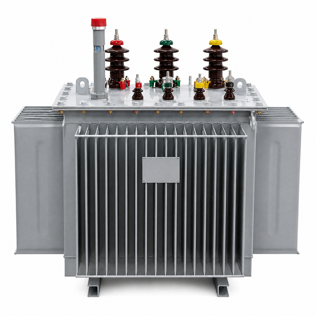 S13-1000 KVA Oil Immersed Distribution Transformer 10kV 0.4kV Three Phase Aluminium Low Loss