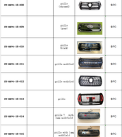 Pièces de carrosserie de remplacement OE de haute qualité, kit de carrosserie, pièces extérieures de voiture pour Toyota Hilux Revo 2015 2016-2018 Rocco 2020-2021