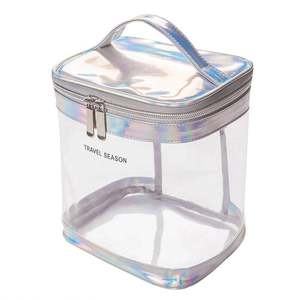 Multifunctional Transparent <b>Makeup</b> <b>Bag</b> Waterproof PVC Wash Storage <b>Bag</b> Large Capacity <b>Travel</b> <b>Makeup</b> <b>Bag</b> - Product Image 5