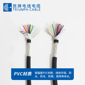 Ul2464 24awg Multi Core Shielded Cable Pvc Jacket Braid Shield 300v Industrial Equipment Wiring Cable - Product Image 2
