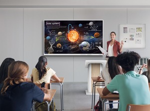 Tableau blanc interactif intelligent LED 4K UHD de 85 pouces avec écran tactile, 120 Hz, Wi-Fi, affichage professionnel pour le dessin, 4K UHD Inte - Product Image 4
