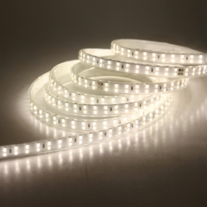 Bande LED haute tension 220V sans pilote, double rangée, 240 LED/m, auto-adhésive, en silicone, étanche, pour éclairage de profil en aluminium - Product Image 1