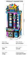 Nueva Máquina Arcade Innovadora de Doble Salida con Redención de Premios Físicos y Jackpot Oculto, Operada con Monedas, para Juegos de FEC en Interiores - Leon