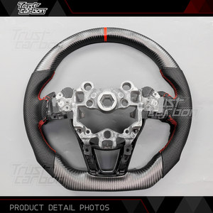 พวงมาลัยสปอร์ตคาร์บอนไฟเบอร์ด้านแบบกำหนดเองสำหรับ <span class=keywords><strong>MAZDA</strong></span> Atenza 2014-2023 3 <span class=keywords><strong>6</strong></span> Cx5 Cx60 Cx70 Cx8 Cx9 Mx5อุปกรณ์เสริมภายในรถ - Product Image 5