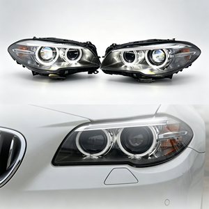 Conjunto de faros delanteros LED Angel Eyes OEM con lente DRL para <span class=keywords><strong>BMW</strong></span> Serie 5 F18 520 <span class=keywords><strong>525</strong></span> 528 530 <span class=keywords><strong>2014</strong></span>-2017, reemplazo de faros delanteros para automóvil. - Product Image 1