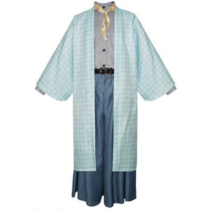 Ensemble de costumes de cosplay de <span class=keywords><strong>couple</strong></span> de style anime japonais, robe kimono assortie pour Halloween, carnaval - Product Image 2